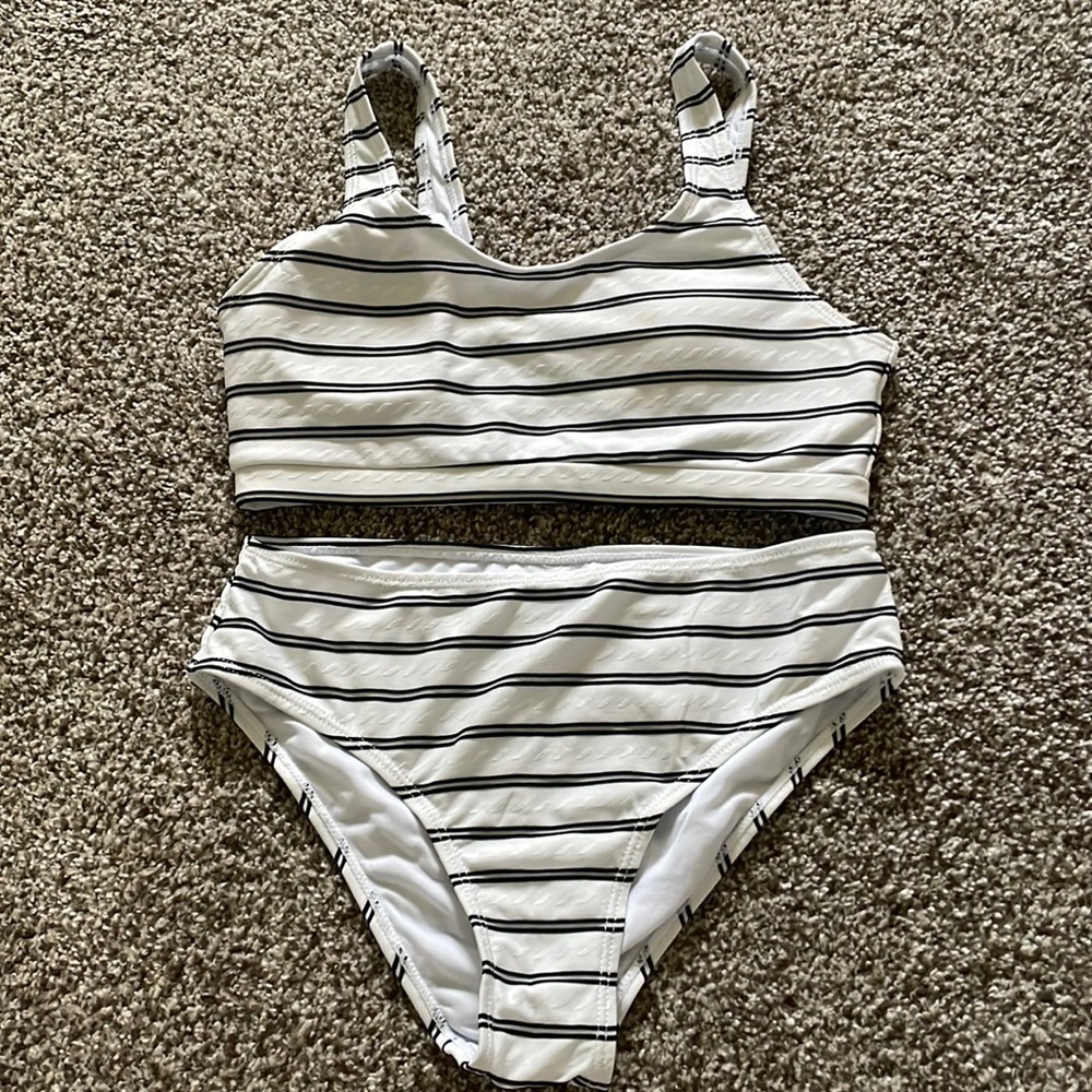 SHEIN black and white tankini - small